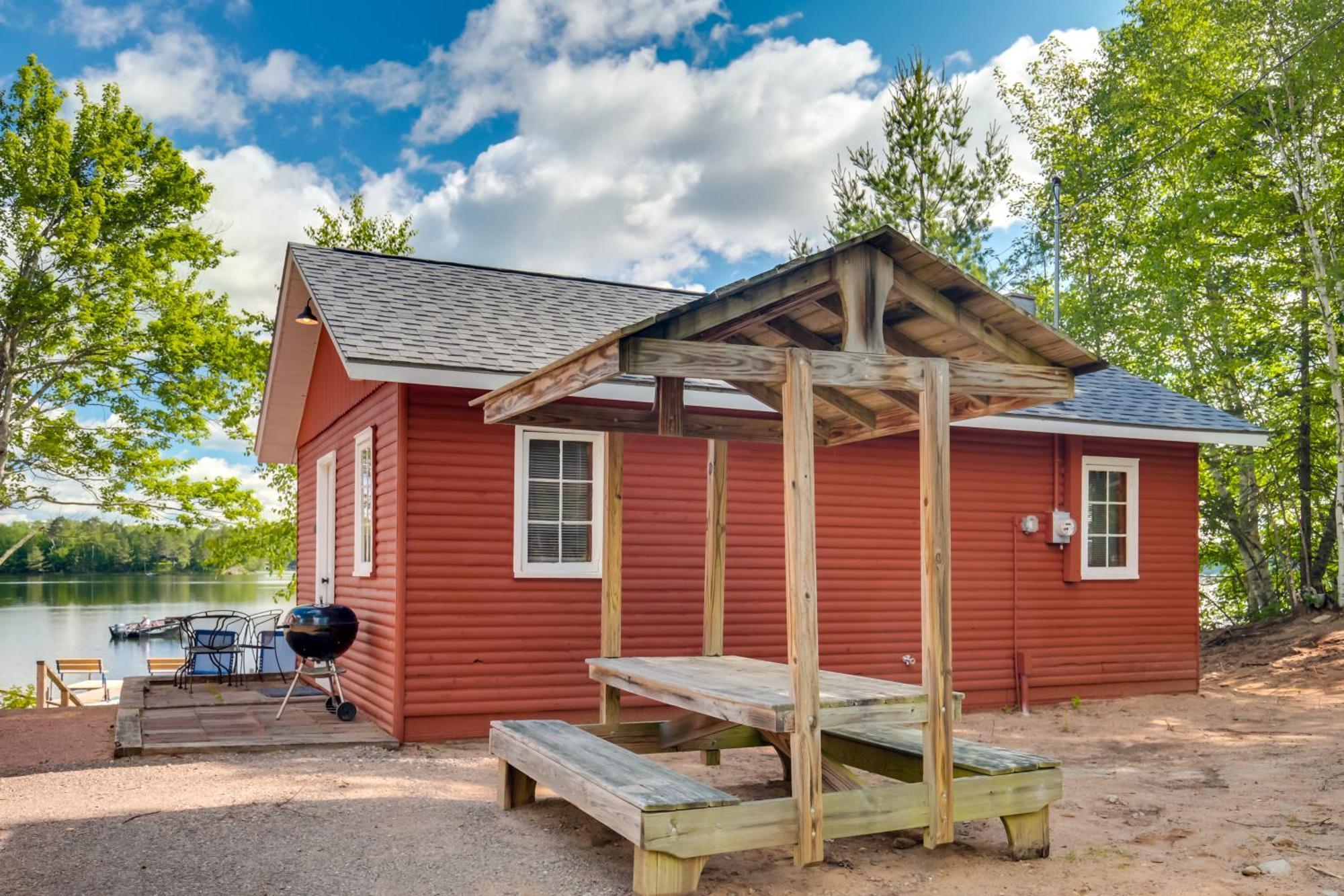 Oneida County Cabin With Private Dock And Rowboat! Villa Harshaw Exterior photo