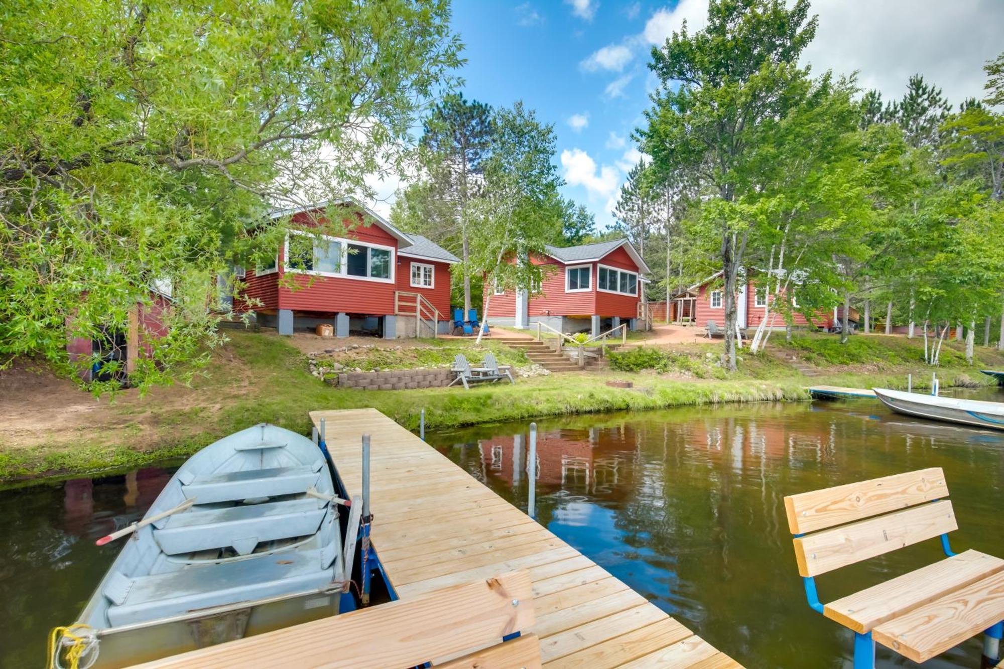 Oneida County Cabin With Private Dock And Rowboat! Villa Harshaw Exterior photo